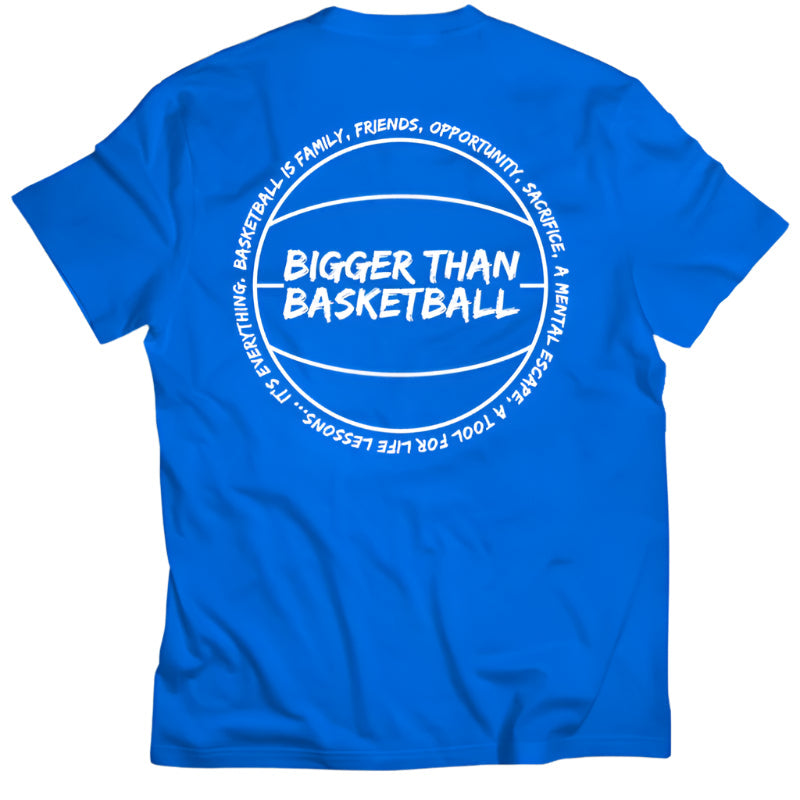 Bigger Than Basketball Beyond Basketball - T-Shirt - Blue — main product shot