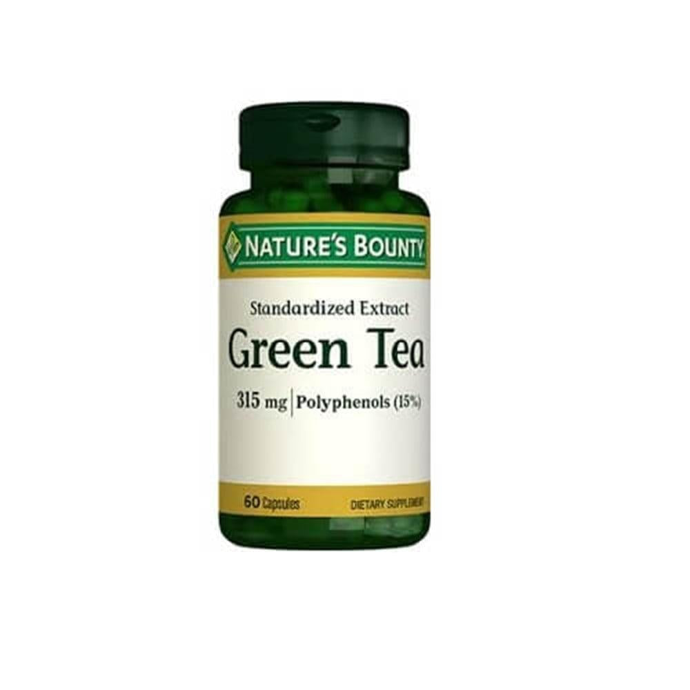 Nature's Bounty Green Tea Supplement 315mg - Antioxidant Support Dietary Supplement for Health-Conscious Individuals
