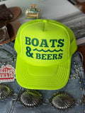 Wild Junkie Boats & Beers Trucker Hat — main product shot