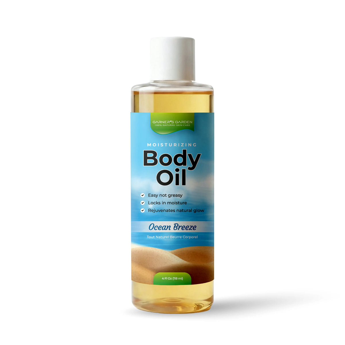 Natural Body Oil - Natural Fragrance by Garner's Garden