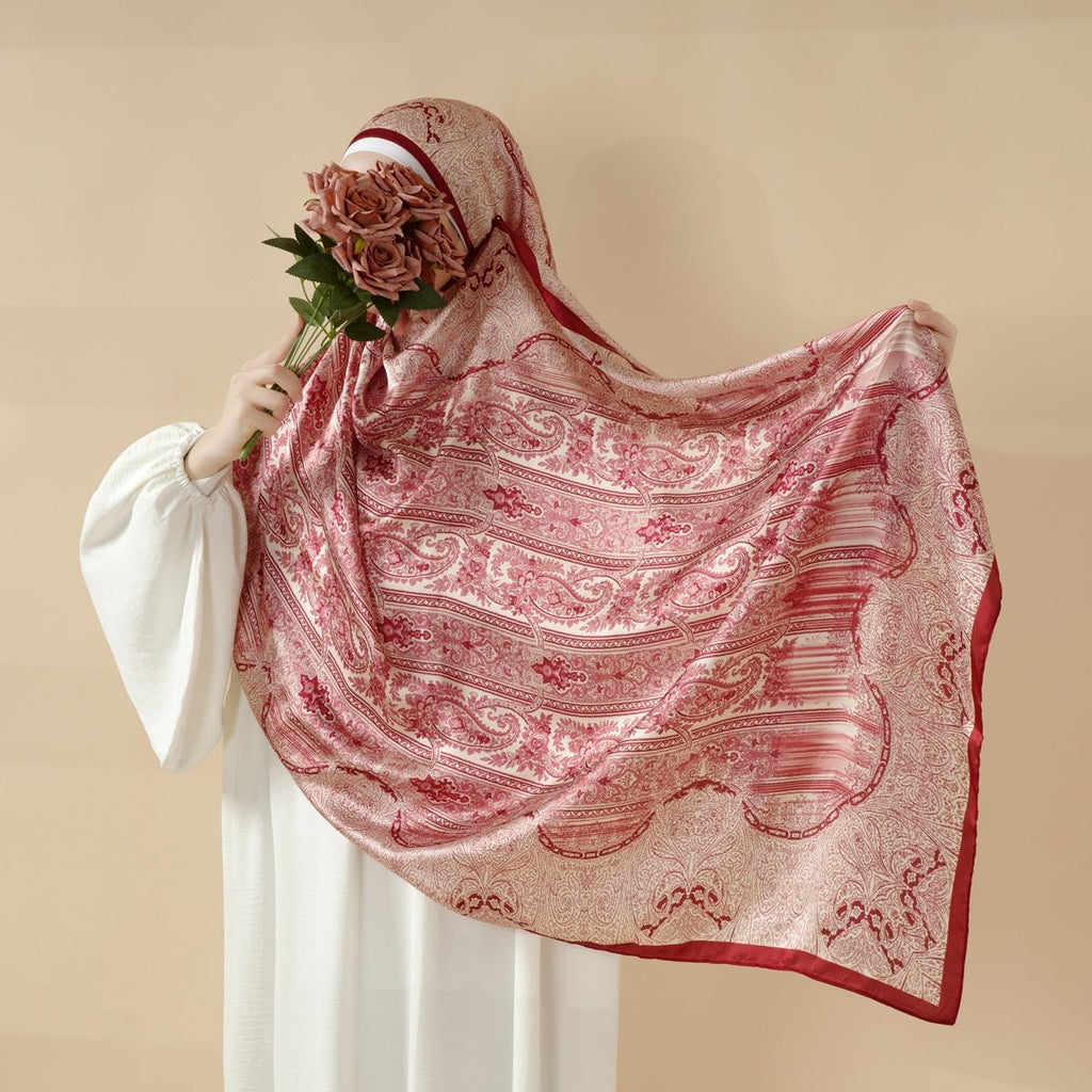Mariam's Collection Bohemian Paisley Print Soft Scarf – Lightweight Long Shawl & Modest Hijab… — lifestyle worn / used context