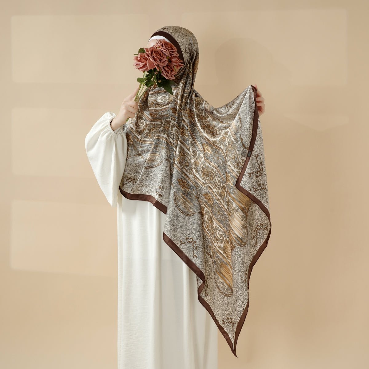Mariam's Collection Bohemian Paisley Print Soft Scarf – Lightweight Long Shawl & Modest Hijab… — product category context