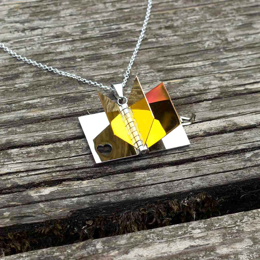 Princess Awesome & Boy Wonder Book with Pages Necklace — construction detail