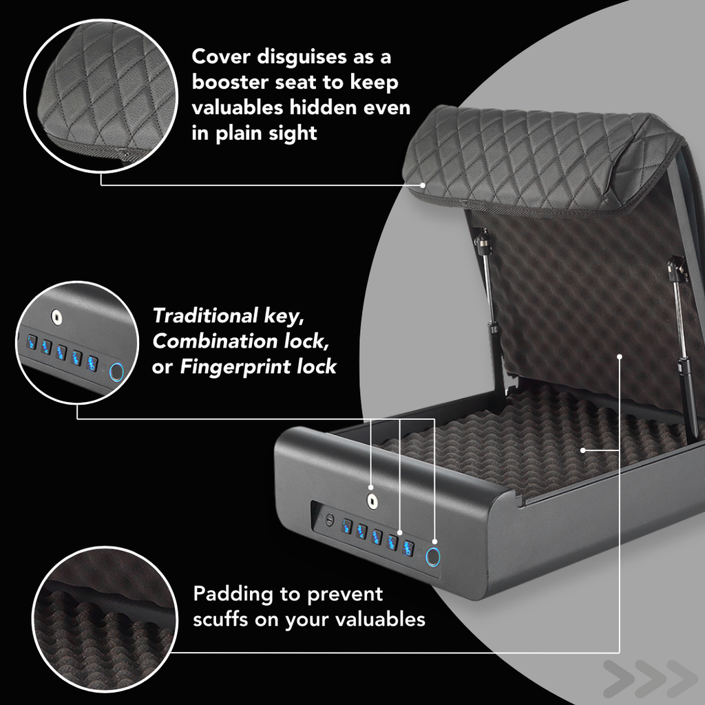 BoostedSafe Elite: Fingerprint, Key & Digital Combo – Boosted Safe, view 2