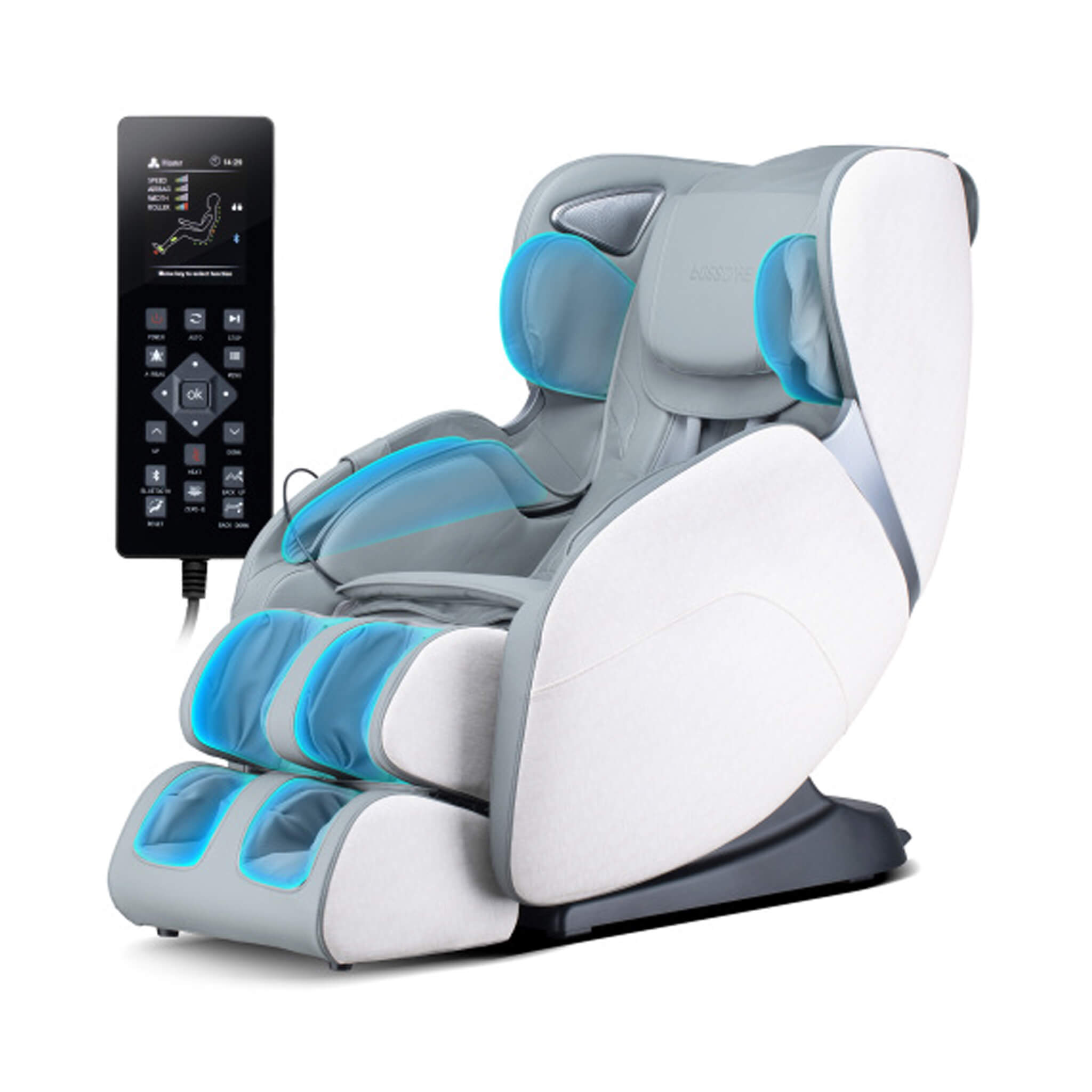 Bosscare Full Body 3D Zero Gravity Shiatsu Recline Massage Chair With Waist Heating (SAK37215) – SAKSBY WHOLESALE, view 2
