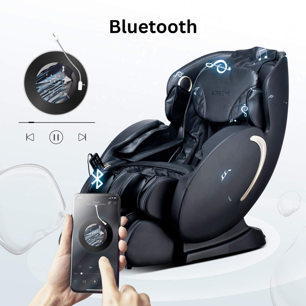 Bosscare Full Body 3D Zero Gravity Shiatsu Recliner Massage Chair With App (SAK32840) – SAKSBY WHOLESALE, view 3