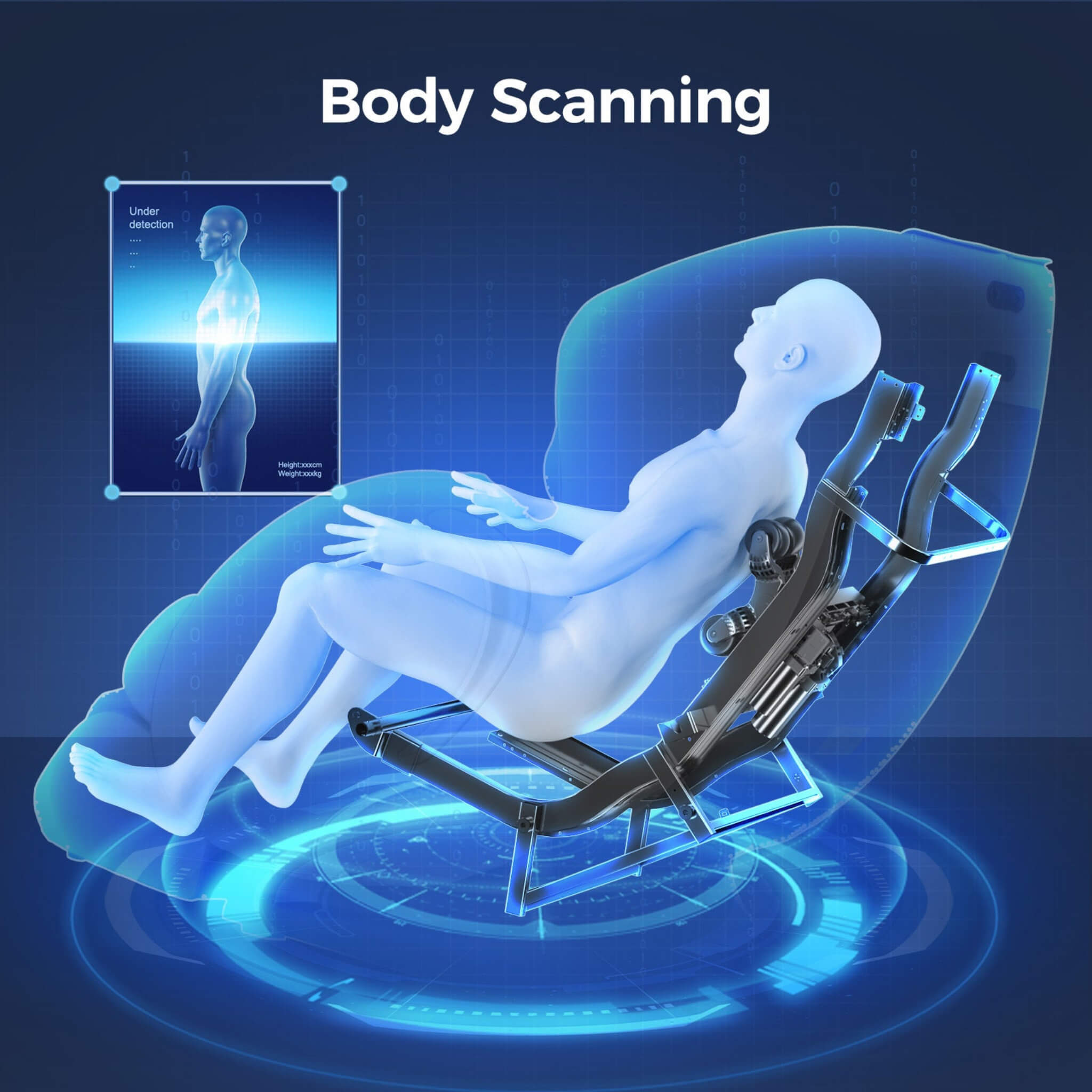 Bosscare Full Body 3D Zero Gravity Shiatsu Recliner Massage Chair With App (SAK32840) – SAKSBY WHOLESALE, view 5