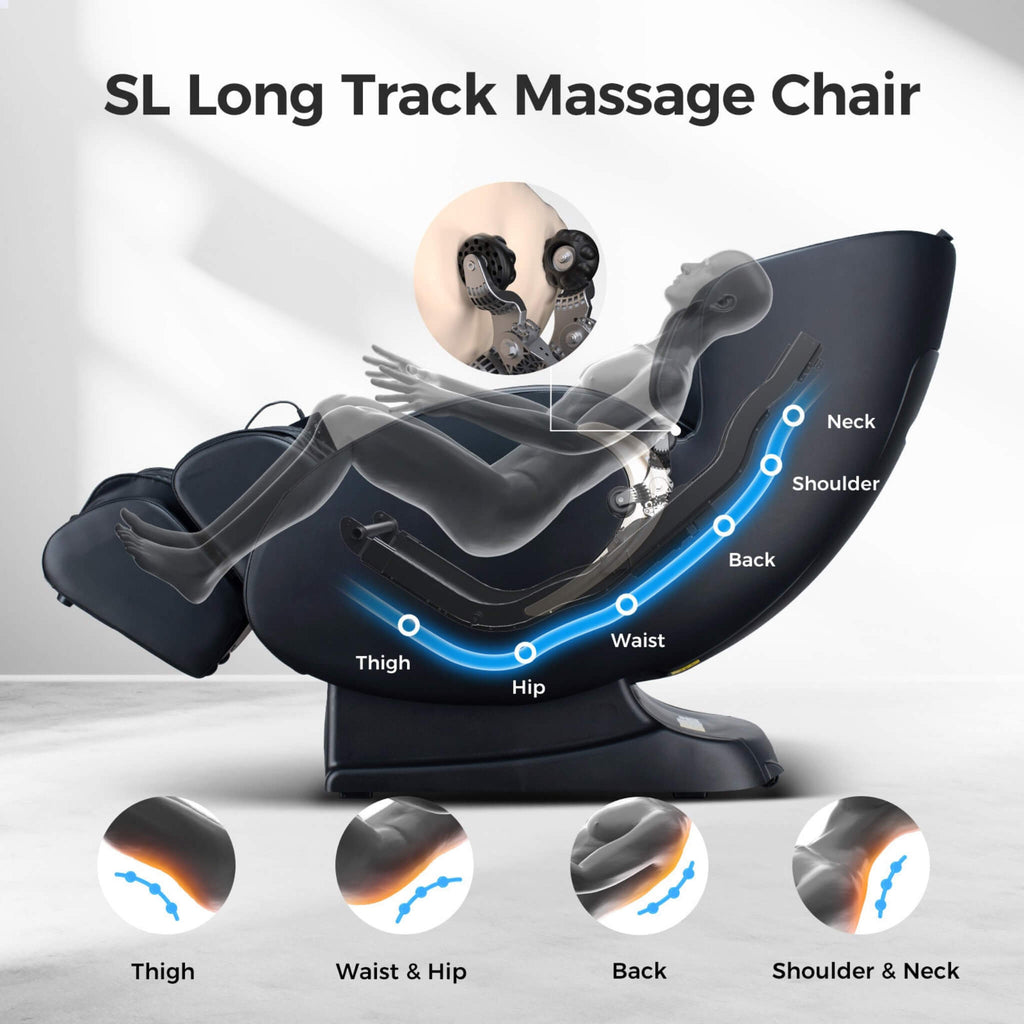 Bosscare Full Body 3D Zero Gravity Shiatsu Recliner Massage Chair With App (SAK32840) – SAKSBY WHOLESALE, view 7