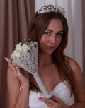 Elegant Bouquet Holder,Silver Bouquet Holder – Bridal Port