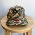 Coco & Rho Bow Camo- Trucker Hat Black — main product shot