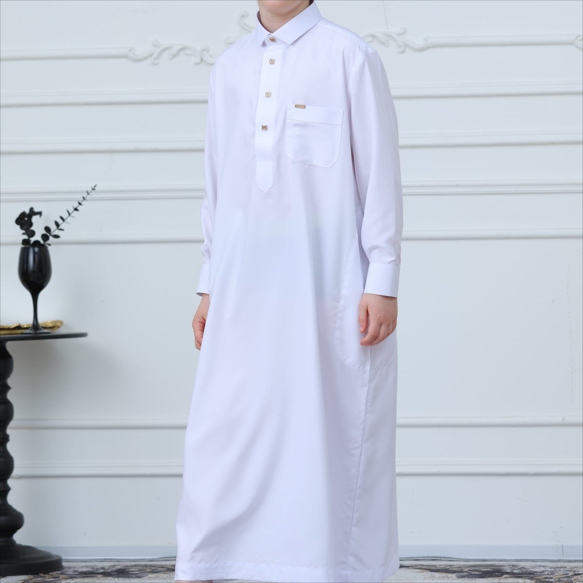 Boys Button-Front Thobe(MKB011)