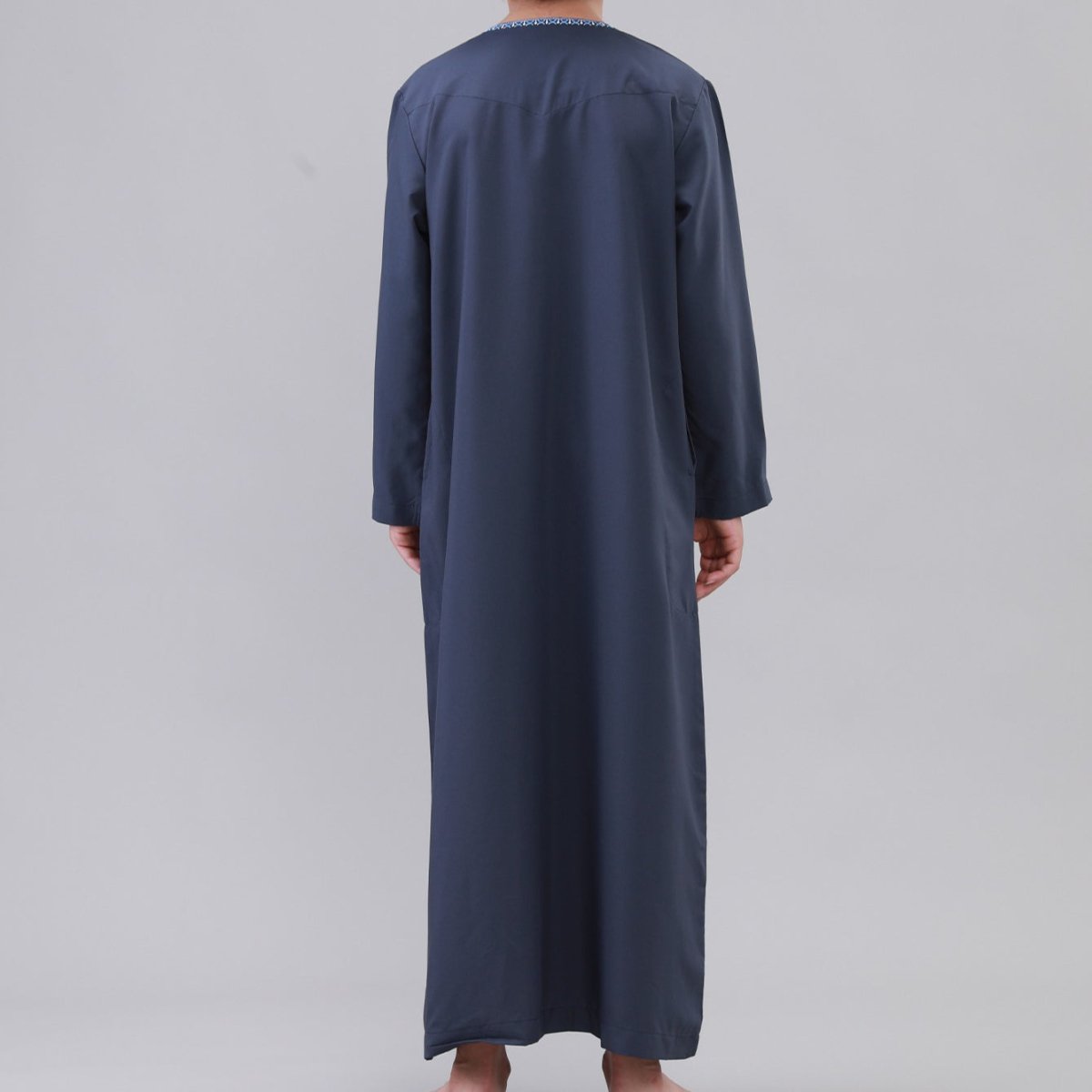 Boys Embroidered Thobe with Tassel Detail(MKB016)