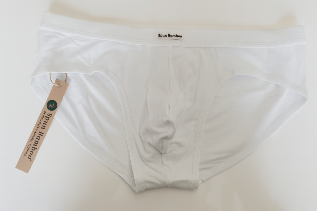 Spun Bamboo Men's Bamboo Viscose Briefs Underwear — lifestyle context