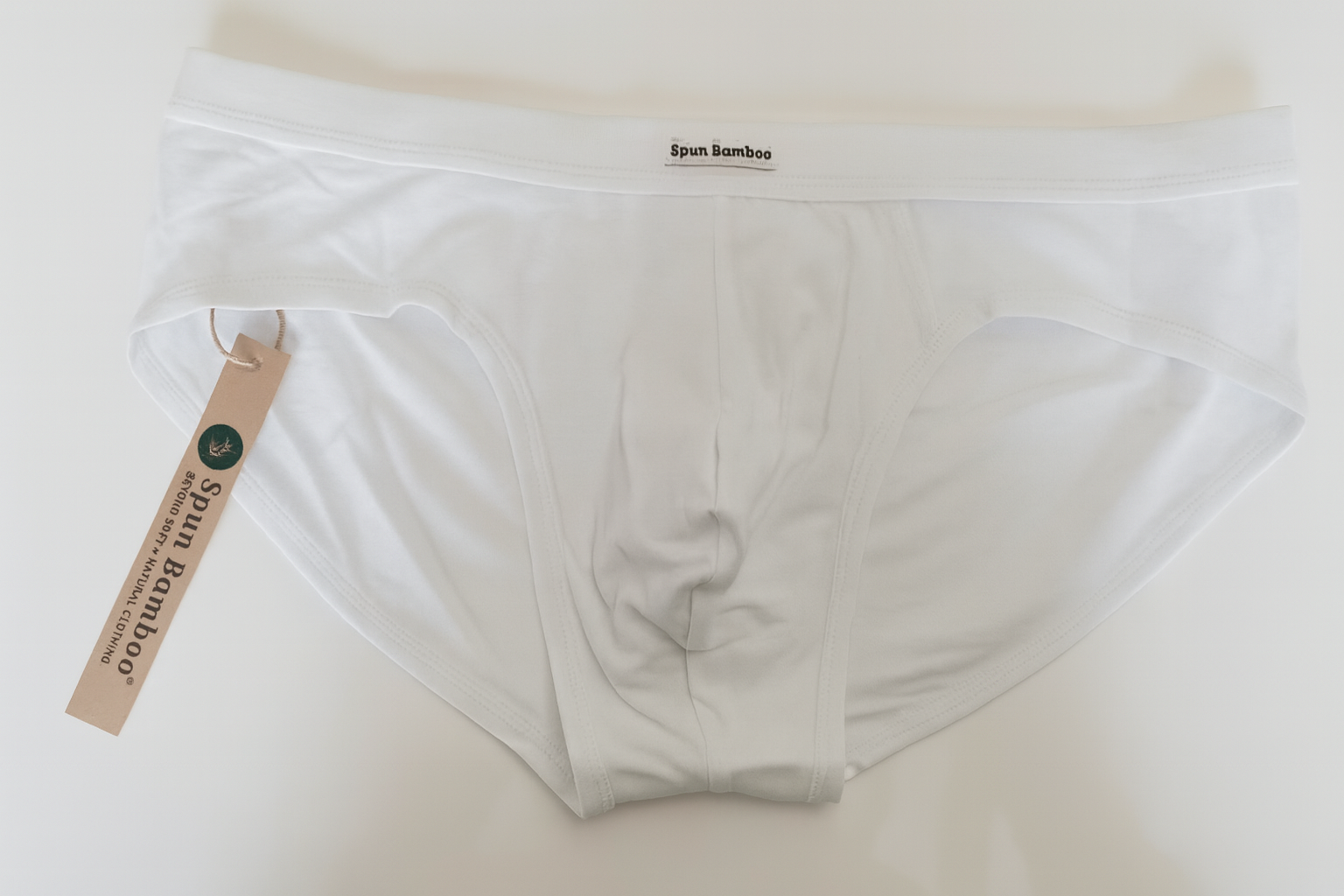 Spun Bamboo Men's Bamboo Viscose Briefs Underwear — lifestyle context