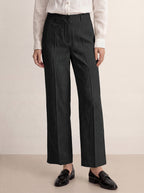 LINTICO Linen Tailored Wide Leg Full Length Pants LEIGHTON — main product shot