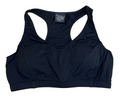 Spun Bamboo New Women's Bamboo Padded Sports Bra in Black — main product shot