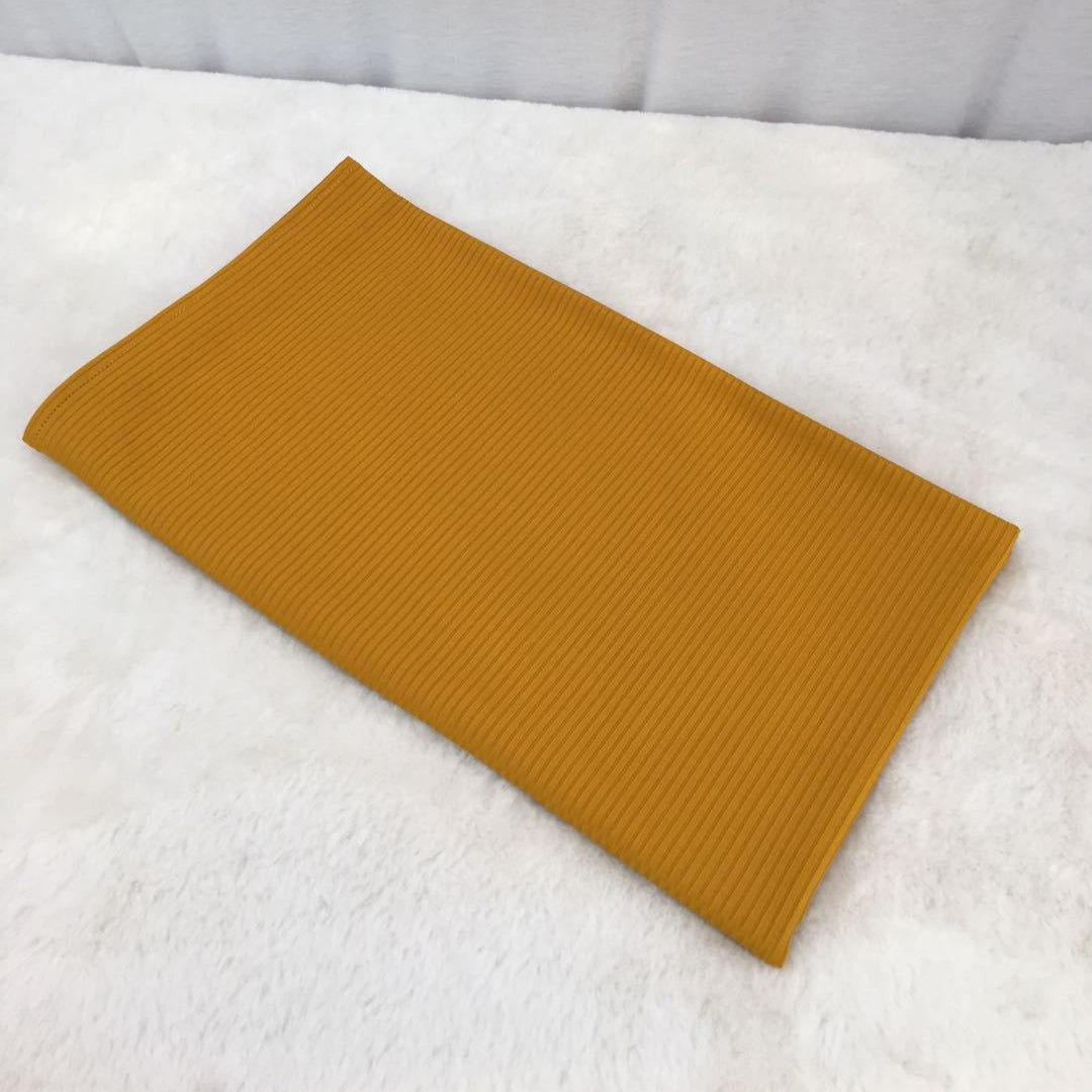 Mariam's Collection Mariam's Collection Breathable Stretch Knit Scarf Hijab (MH189) — fabric or material detail