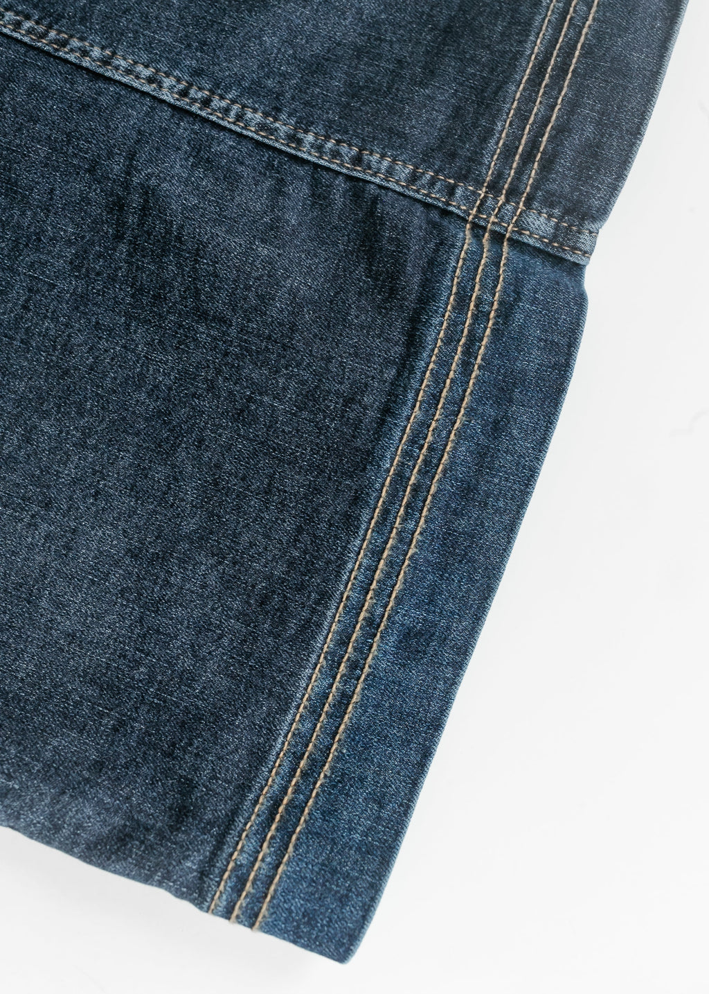 Inherit Co. Bria Dark Wash Denim Maxi Skirt — alternative angle