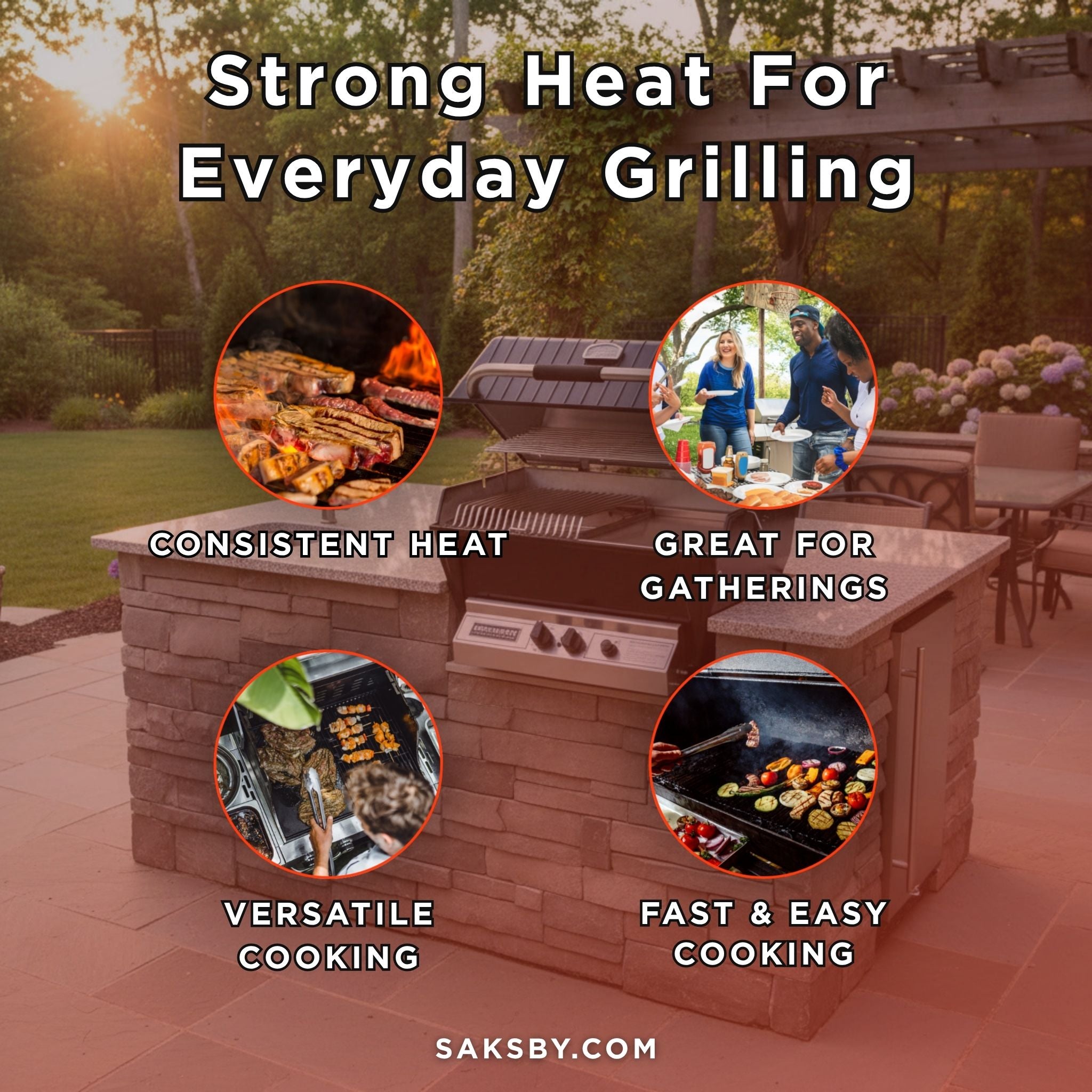 Broilmaster P3X Super Premium Cast Aluminum Gas Grill With Flare Busters, Griddle And Smoker Shutter (SAK98194) – SAKSBY WHOL
