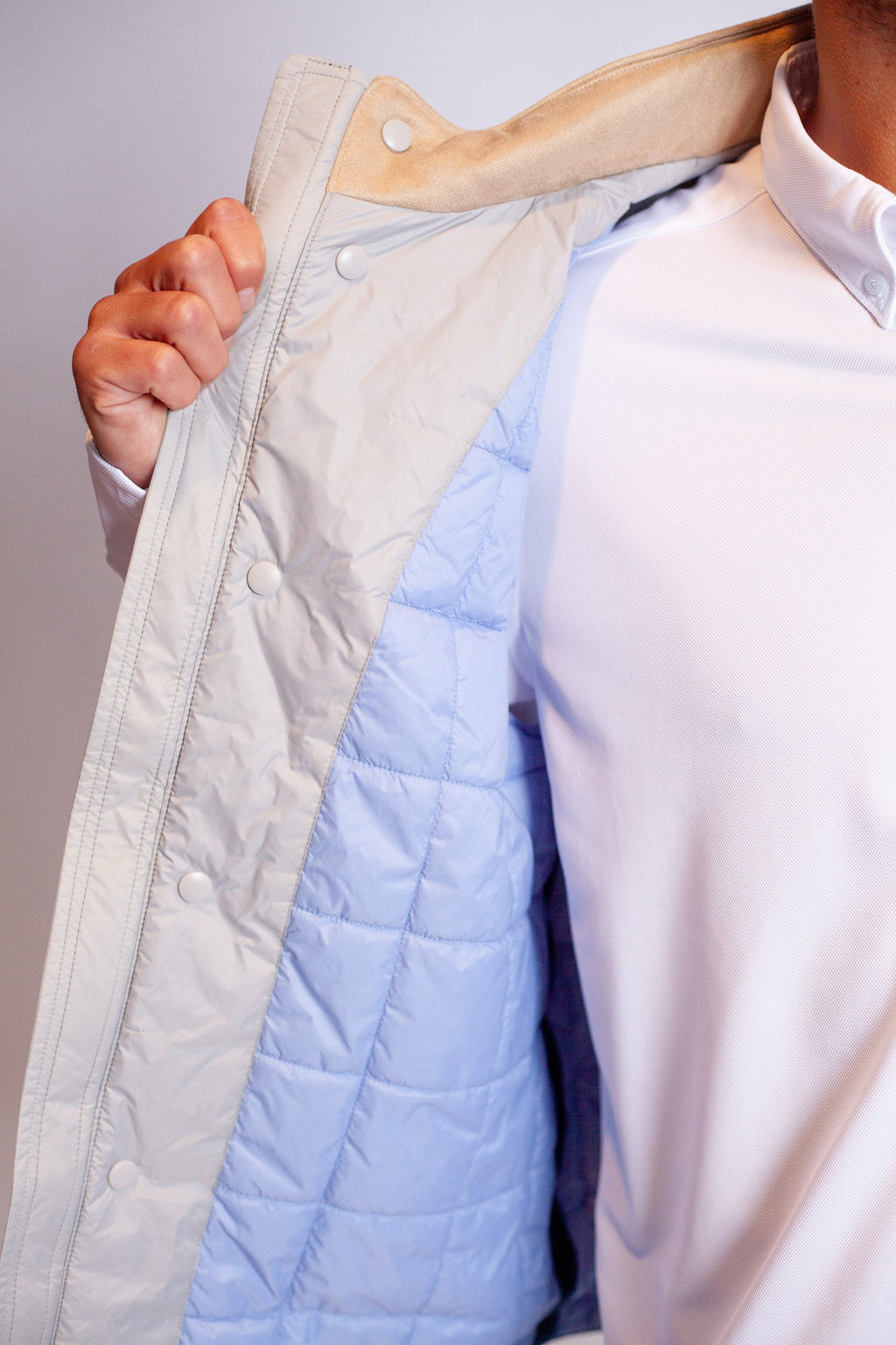 Buki Buki Tech Vest - Silver Grey — lifestyle context