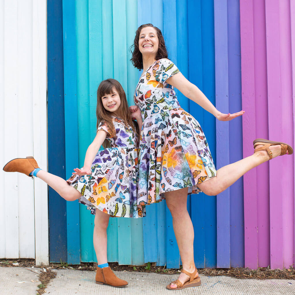 Princess Awesome & Boy Wonder Butterfly Evolution Super Twirler Dress with Pockets — dresses category context