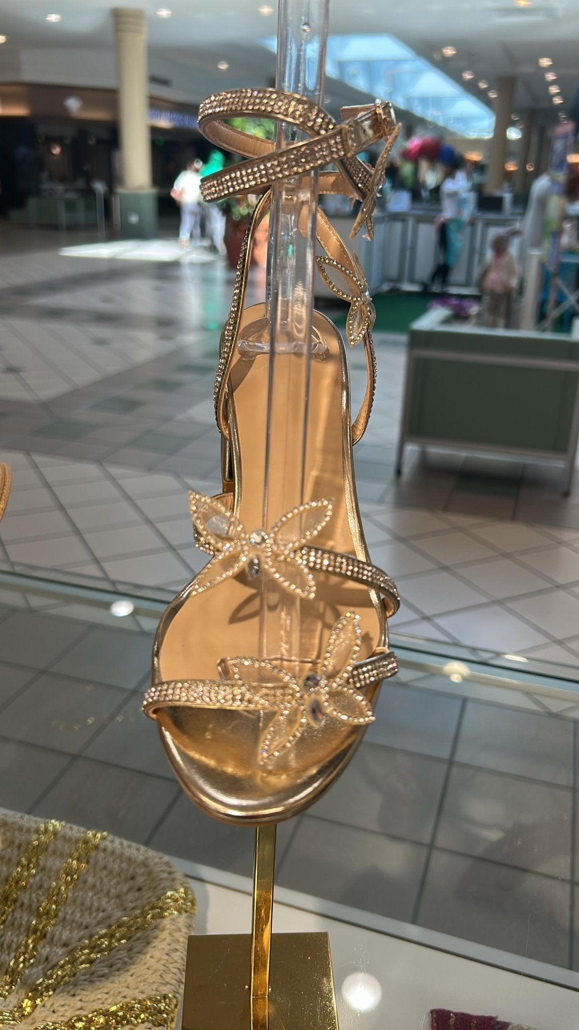 Butterfly Low Chunky Block Heel Sandals – Elegant Heels for Prom, Graduation & Formal Events