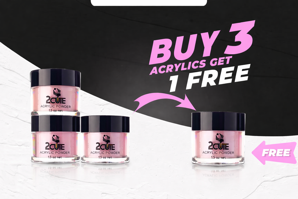 Buy 3 Acrylics Get 1 FREE – 2Cute Nails
