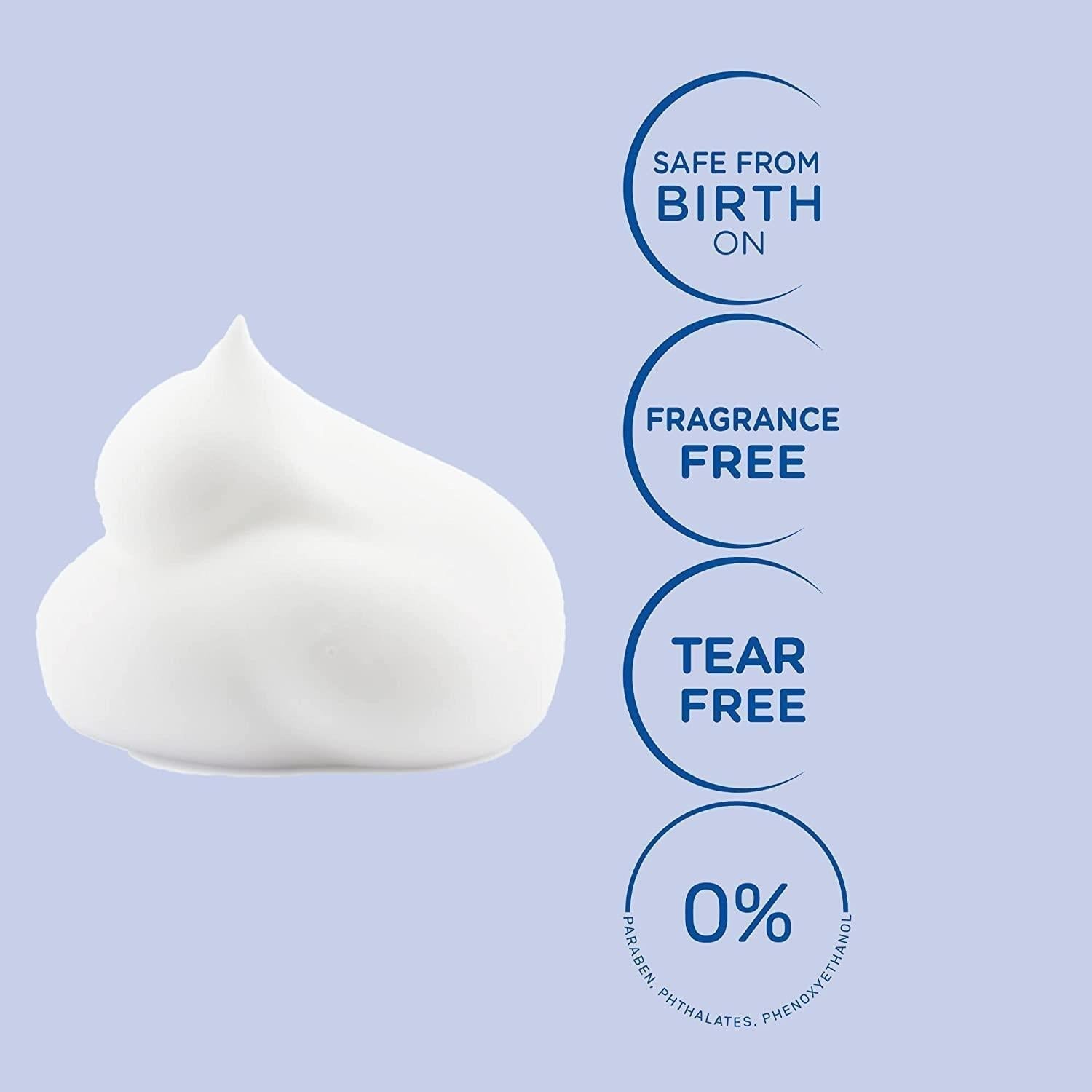 Mustela Baby Foam Shampoo for Newborns - Gentle, Tear-Free, 5.07 fl oz