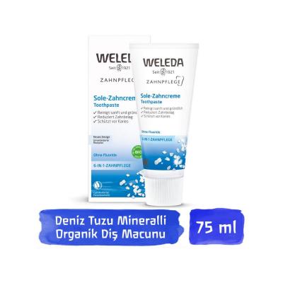 Weleda Natural Toothpaste with Sea Salt - 2.54 fl oz, Fluoride-Free, Organic Oral Care