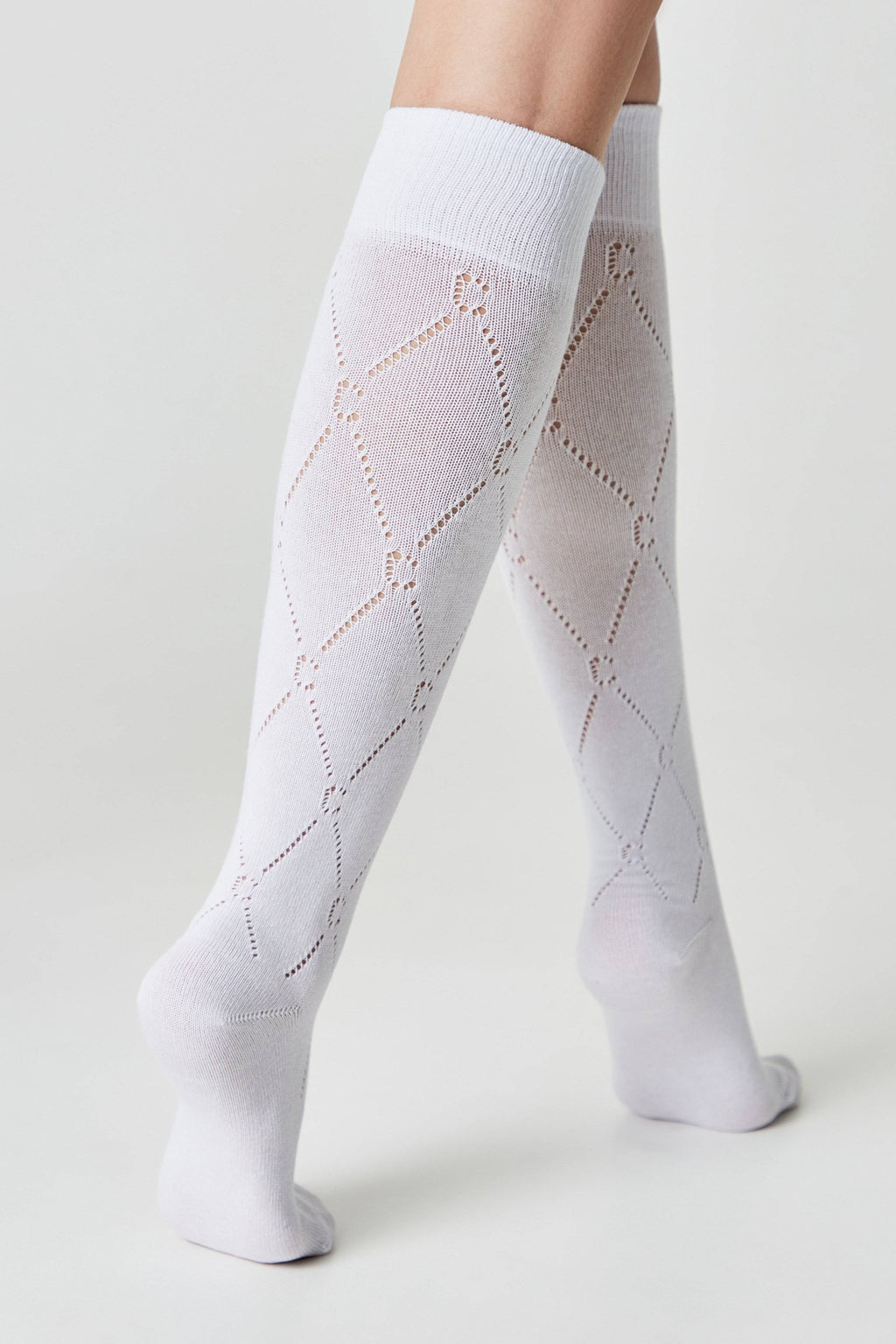 TheRanok.com Cotton Knee Highs Conte Classic 007 — side view