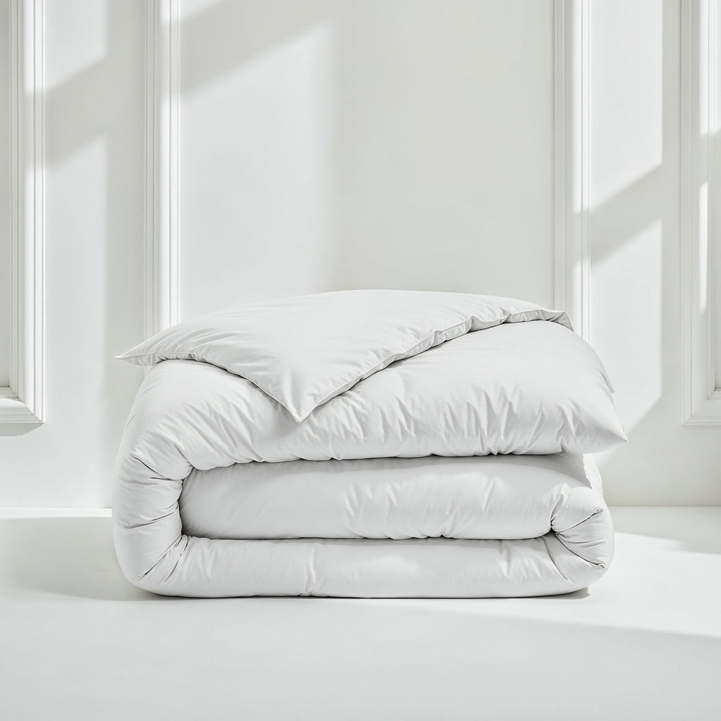 Italic Luxe Australian Sateen Duvet Cover — side view