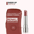 Flormar Sheer Up Moisturizing Lipstick - Pinky Nude: Natural Color, Glossy Finish, Hydrating Lip Color