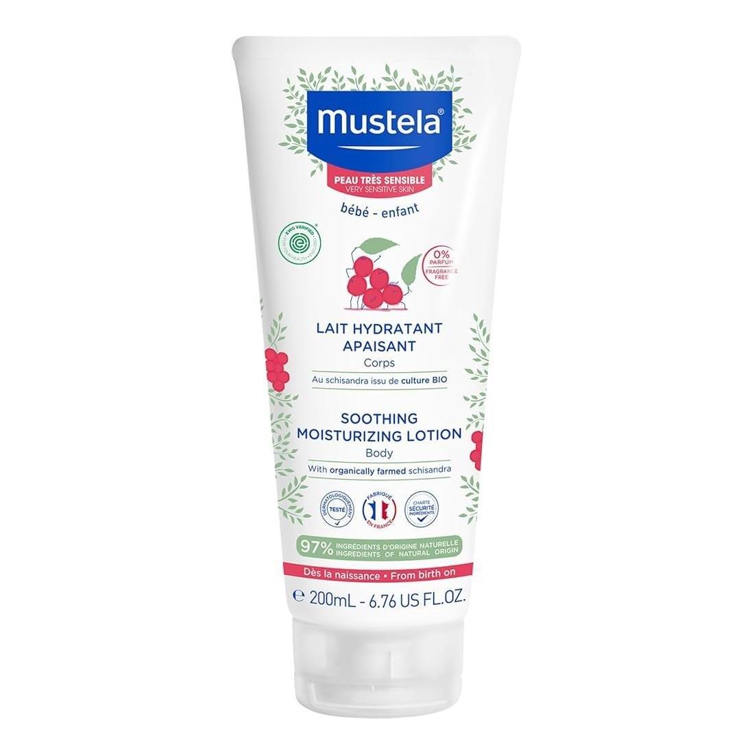 Mustela Moisturizing Body Lotion for Very Sensitive Skin 200ml