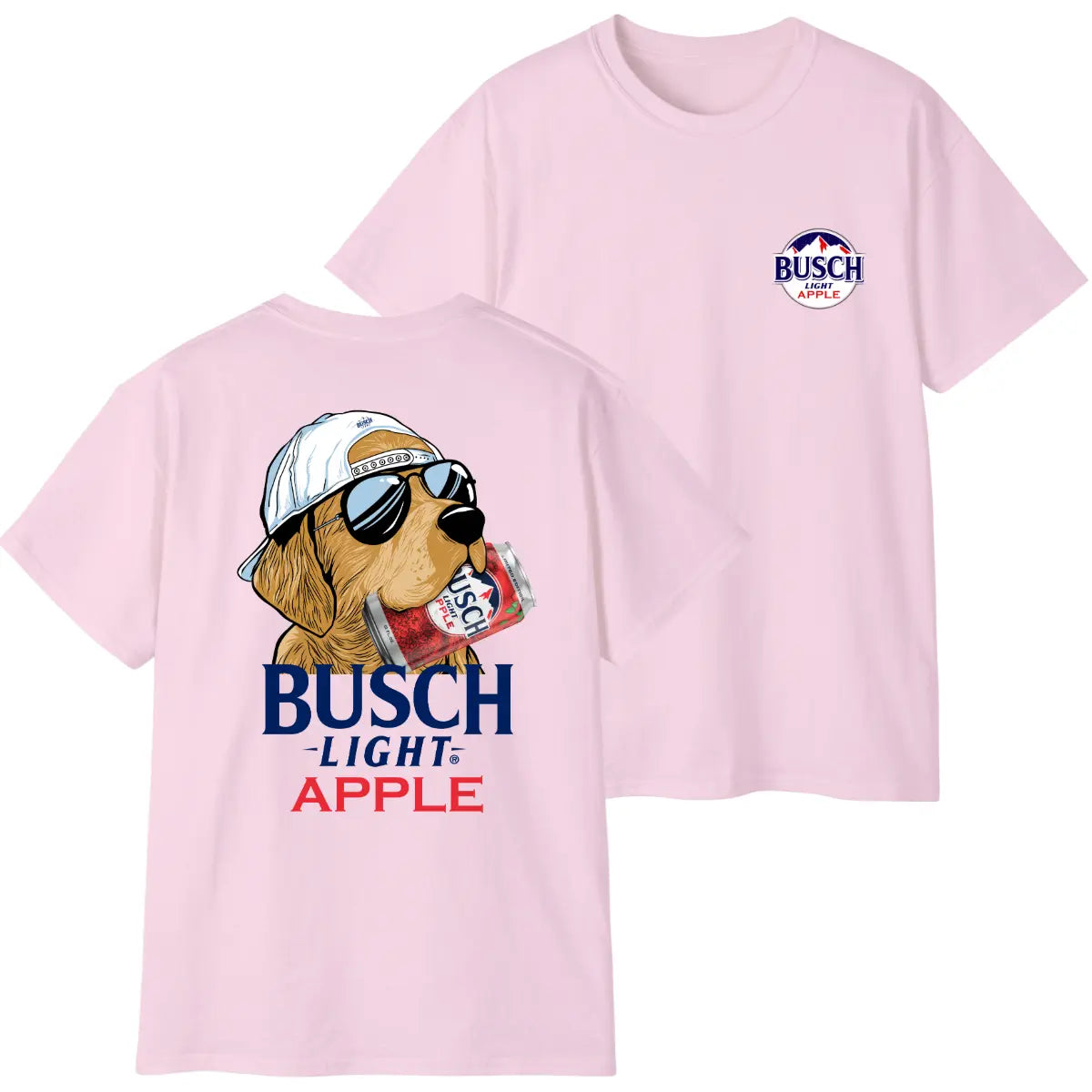 Funny Dog Beer T-Shirt – Golden Retriever with Beer Can Graphic, Remastered Heavy Cotton Drinking Tee, Soft Lived-In Heavyweight Gift for Beer & Dog Lovers, Made in USA