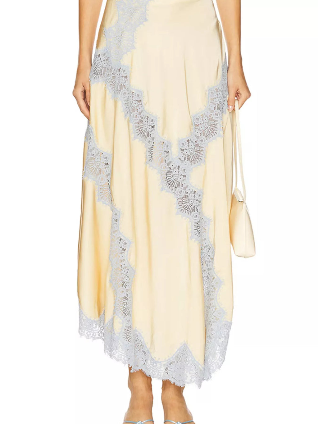 Lace Detail Cami and Skirt Set