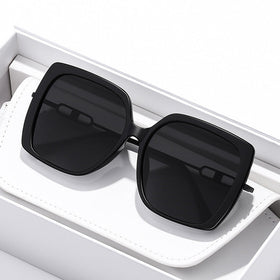 Large Metal Frame Polarized Sunglasses – Oversized Driving Shades