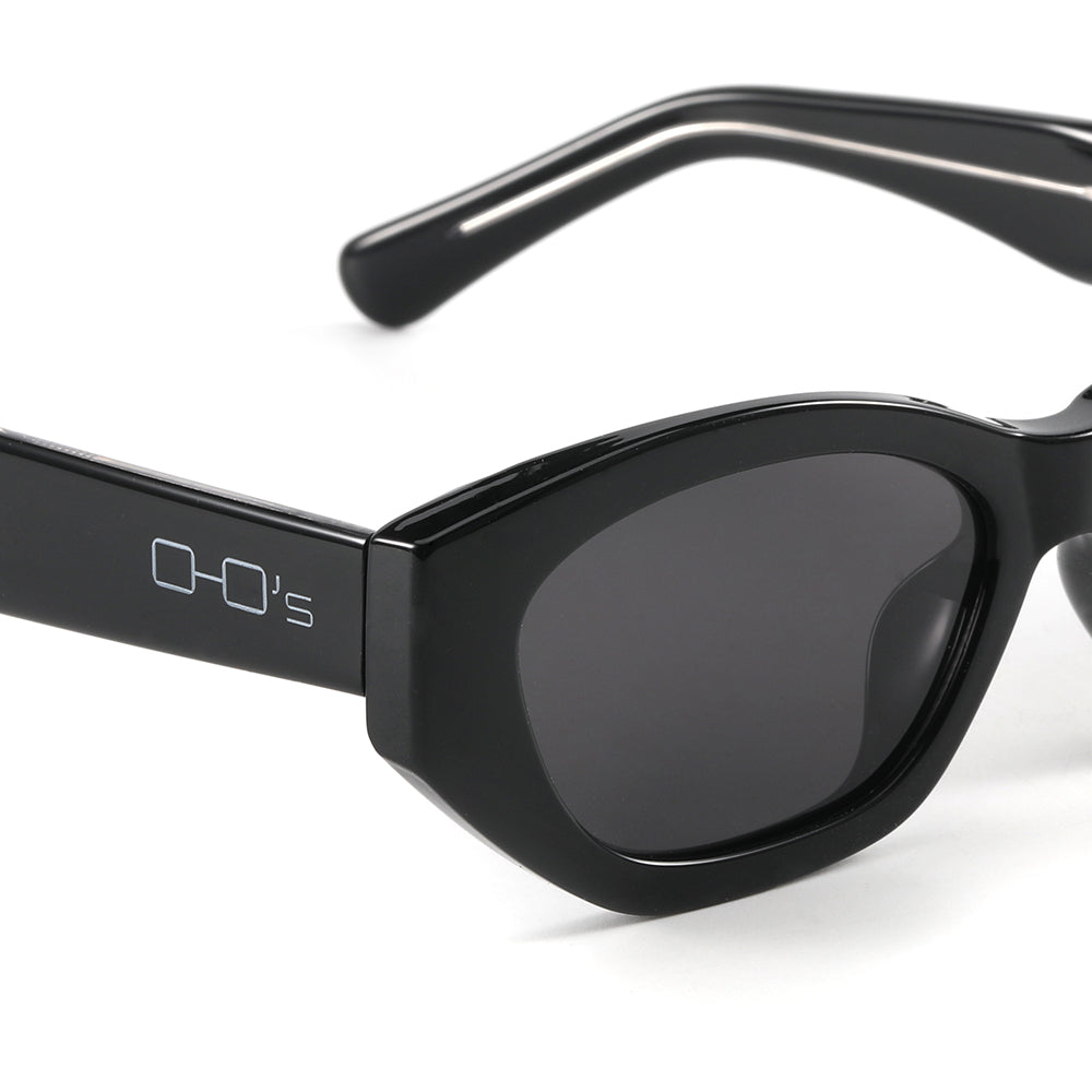 OHO's OHO's CHIC Sunglasses (Color Variant 3) — Polished Sleek Frames — OHO's branding close-up