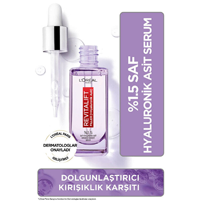 L'Oreal Paris Revitalift Filler Hyaluronic Acid Serum 1.5% - 30ml | Anti-Aging