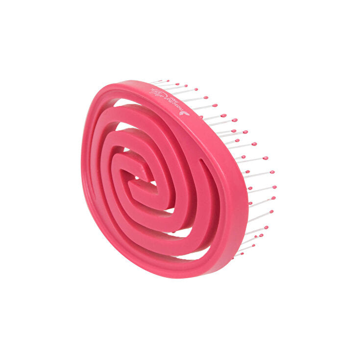 3D Portable Hair Brush - Pink Color | Ergonomic Design