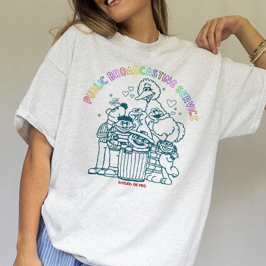 Pasimax Classic PBS Logo T-Shirt — alternative angle