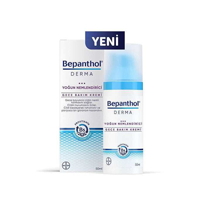 Bepanthol Derma Intensive Moisturizing Night Cream 50ml - Hydrating Formula