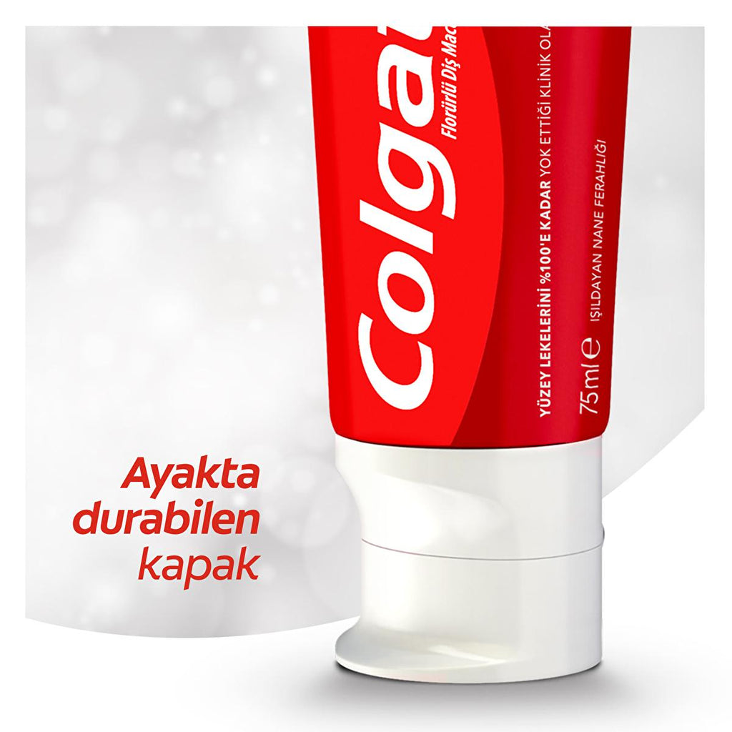 Colgate Optic White Whitening Toothpaste - Instant Whitening Effect, Enamel Safe, 0.68 fl oz