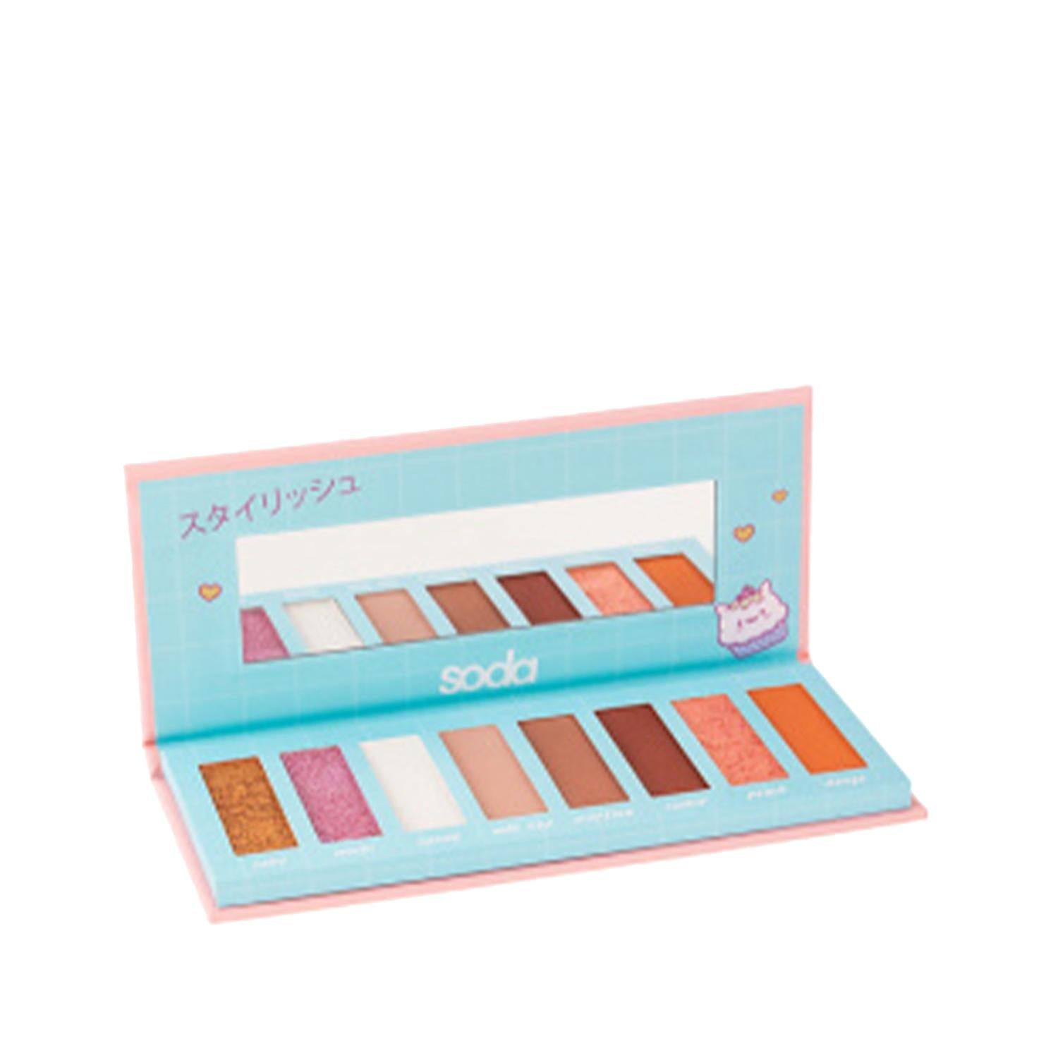 Soda Manga Eyes Eyeshadow Palette Stylish 12g