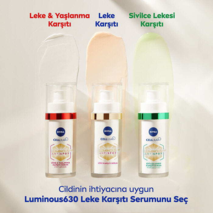 Nivea Luminous630 Anti-Aging Serum 30ml - Dark Spot Treatment | Skincare Expert
