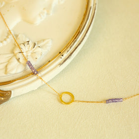 Amethyst Solara Necklace