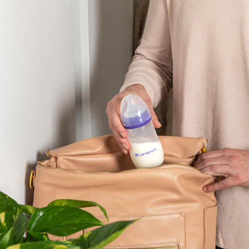 Lansinoh PP Biberon 240 ml Baby Bottle - Anti-Colic, BPA Free, Natural Feeding for Infants