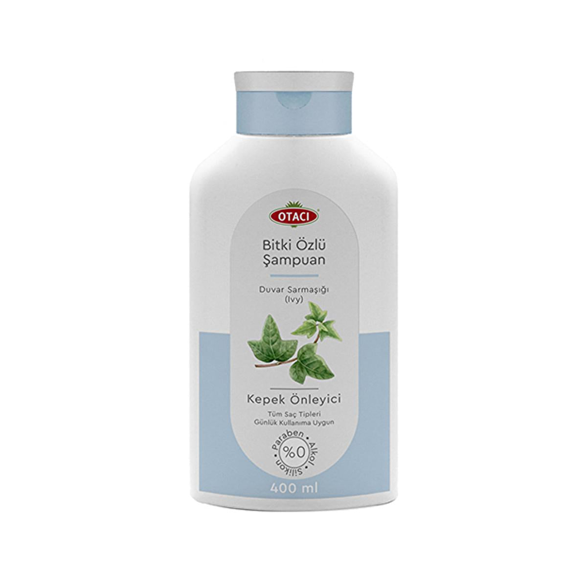 Otacõ Anti-Dandruff Shampoo with Ivy Extract & Zinc - Natural Dandruff Treatment, Paraben & Silicone-Free - 400ml