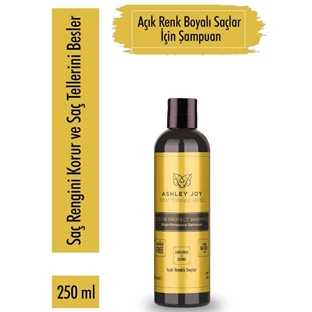 Ashley Joy Color Protecting Shampoo for Blonde, Highlighted Hair | Sunflower & Jojoba | Repair & Shine | Extend Color Vibrancy