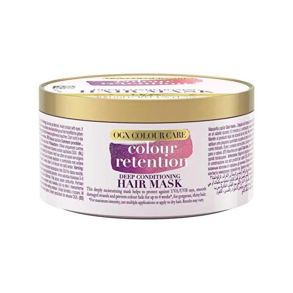 OGX Colour Retention Hair Mask - Sulfate-Free, UV Protection, 10.14 fl oz