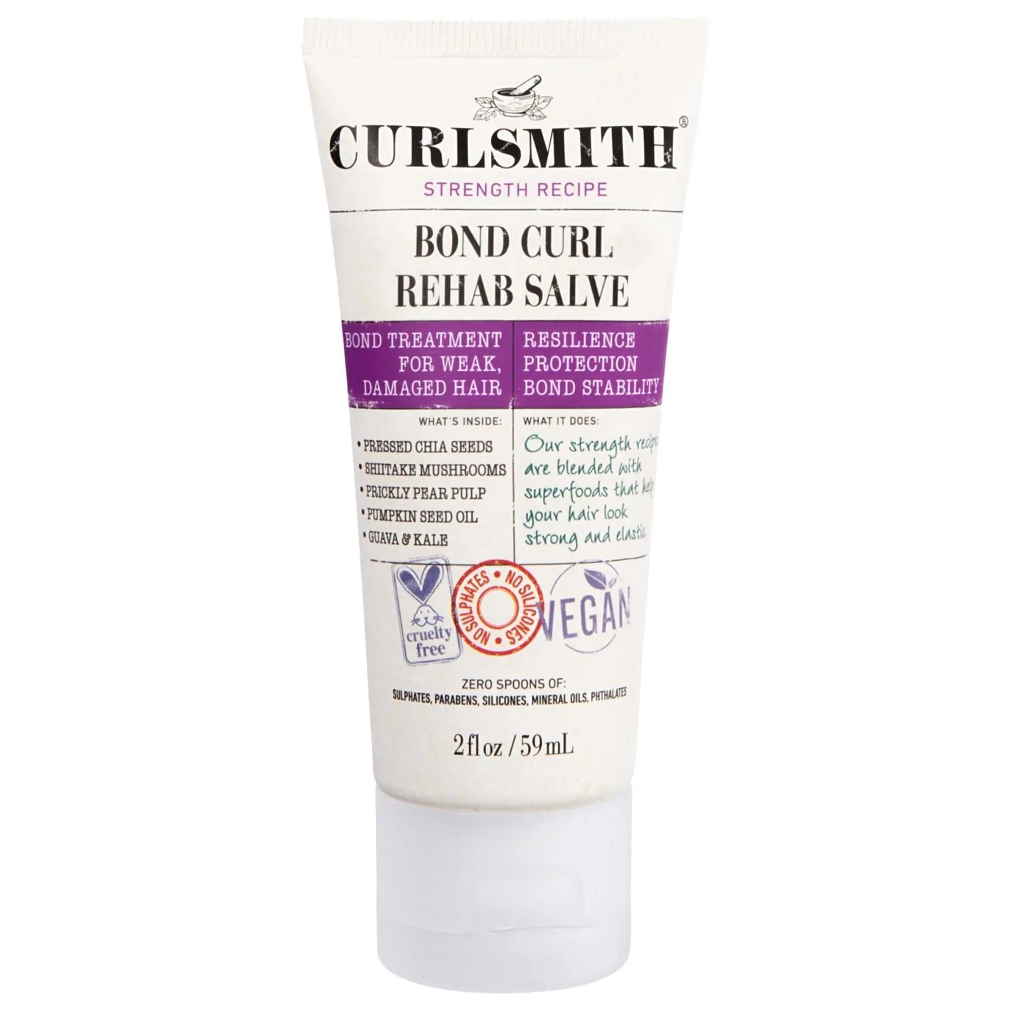 Mini Bond Curl Rehab: Intense Hair Repair Treatment | Strengthens, Repairs & Defines Curls | Vegan & Cruelty-Free